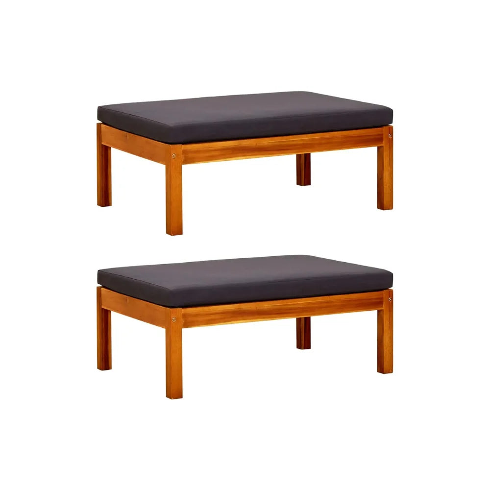 Lot de 2 Repose-pieds Extérieur