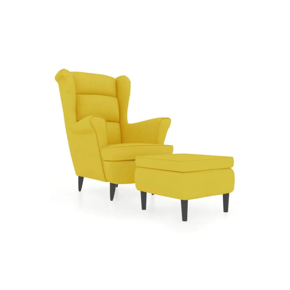 Fauteuil avec Repose-pieds Design