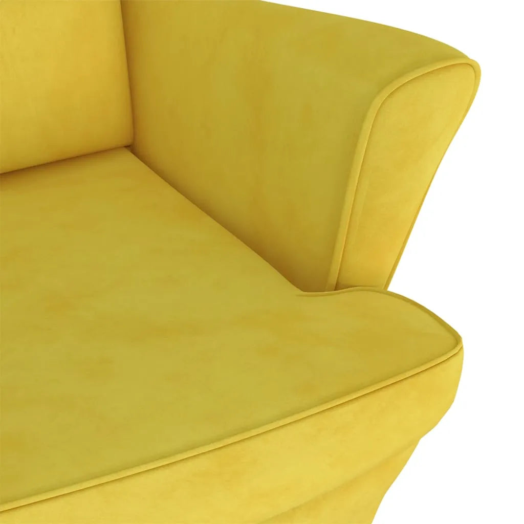 Fauteuil avec Repose-pieds Design