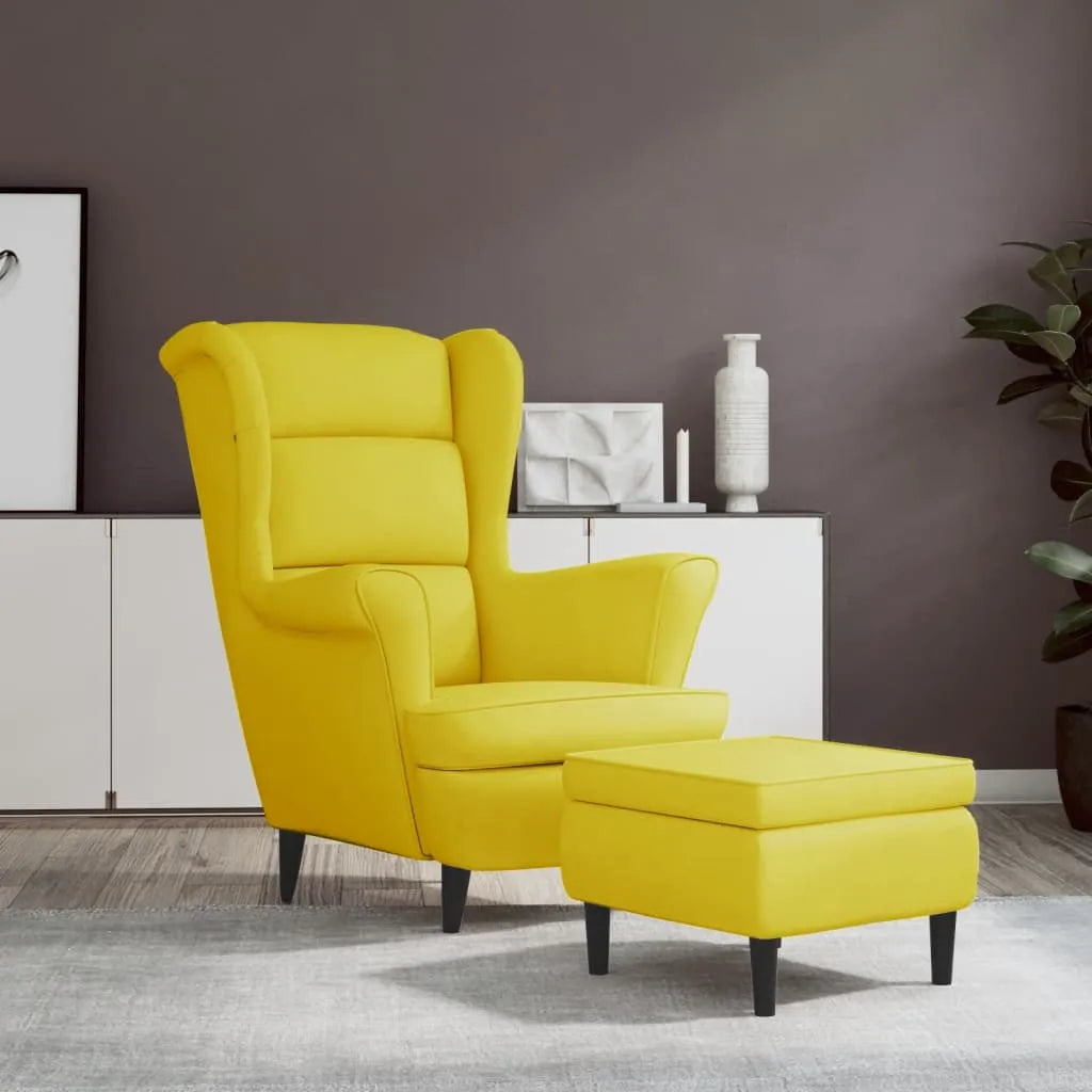 Fauteuil avec Repose-pieds Design