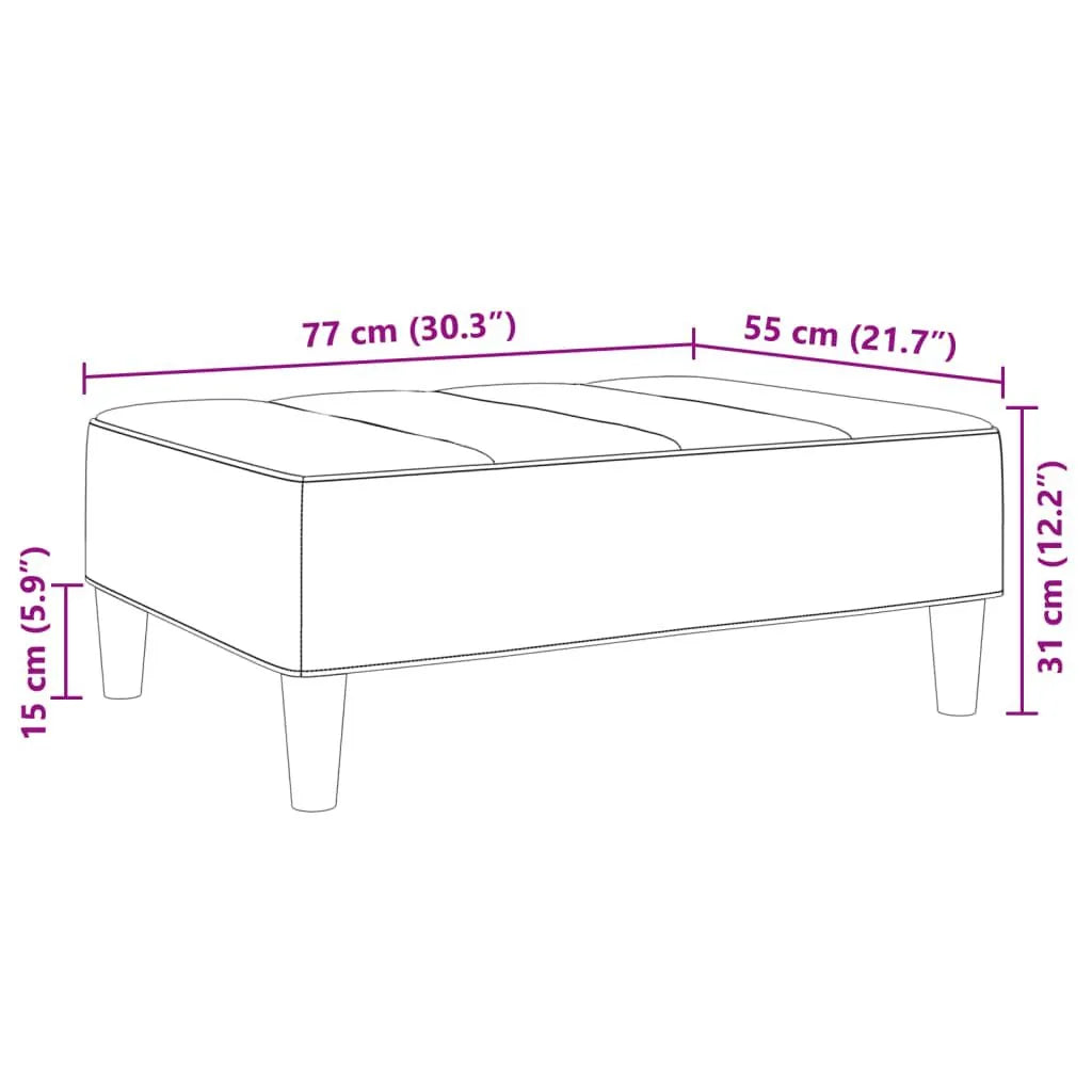 Repose-pieds table basse