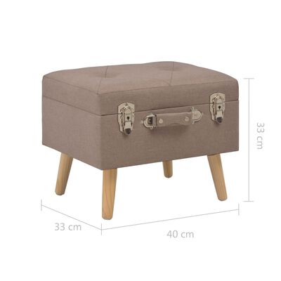 Pouf Beige Coffre Design