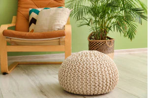 Tendances Déco 2025 : Le Retour du Pouf !
