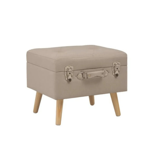 Pouf Beige Coffre Design