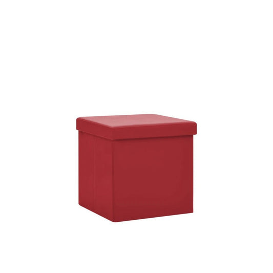 Pouf Coffre Rouge