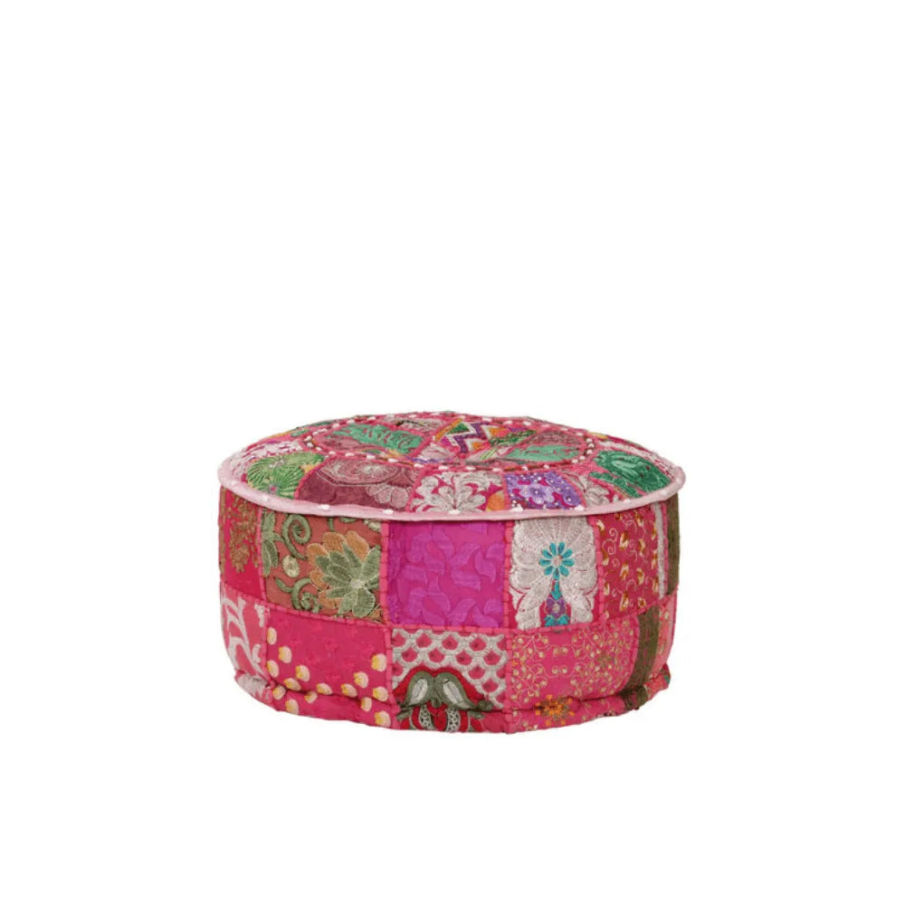 Pouf Rond Patchwork