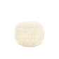 Pouf Tricot Blanc | Modèle 2