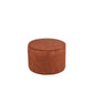 Pouf Velours Terracotta
