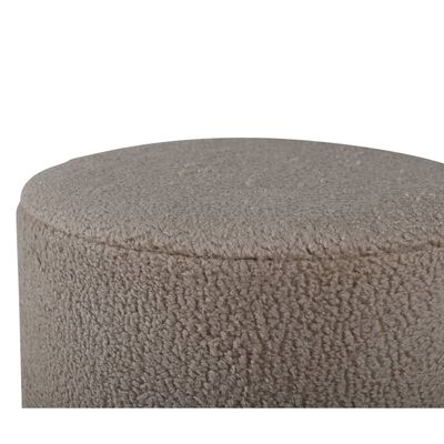 Pouf Tabouret Beige & Noir