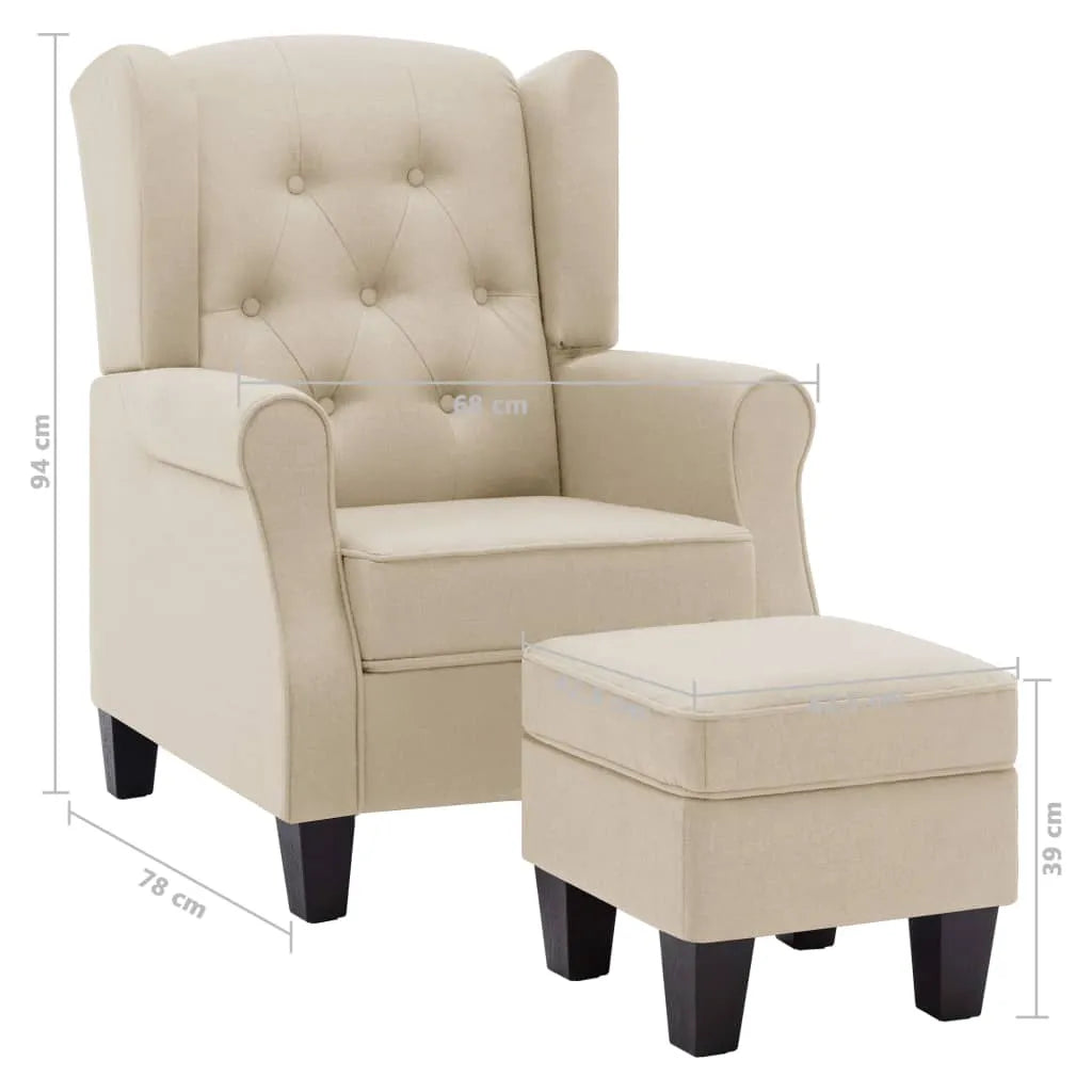 Fauteuil Confort avec Repose-pieds