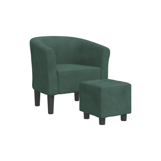 fauteuil salon avec repose-pieds