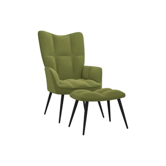 Fauteuil Scandinave avec Repose-pieds