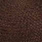 Pouf Rond Marron en Jute