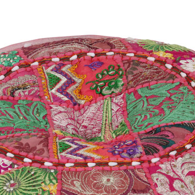 Pouf Rond Patchwork