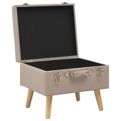 Pouf Beige Coffre Design